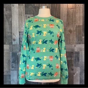 Hanna Andersson x Disney Lion King long sleeve shirt large Simba Timon Pumba